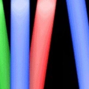 Lighted foam sticks